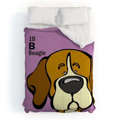Angry Squirrel Studio Beagle 18 Comforter