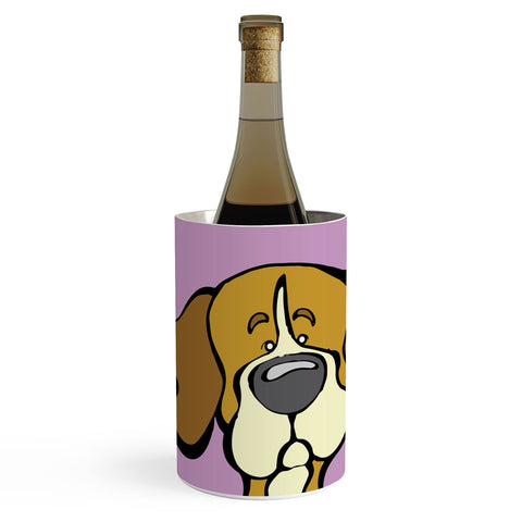 Angry Squirrel Studio Beagle 18 Wine Chiller
