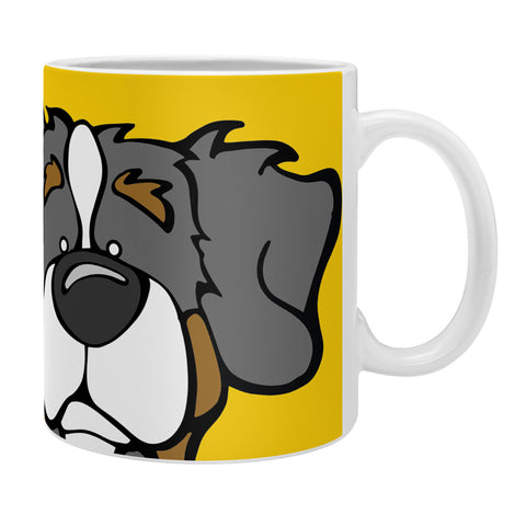 Angry Squirrel Studio Bernese Mtn Dog 16 Coffee Mug