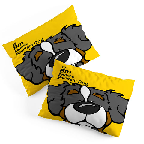 Angry Squirrel Studio Bernese Mtn Dog 16 Pillow Shams