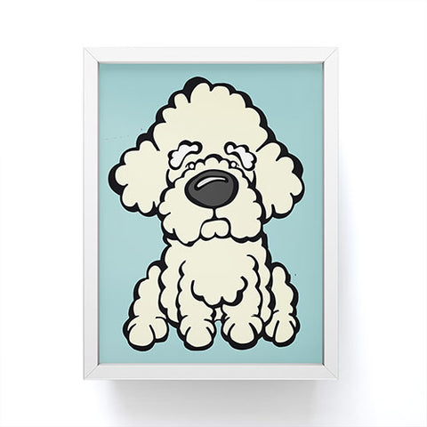 Angry Squirrel Studio Bichon Frise 2 Framed Mini Art Print