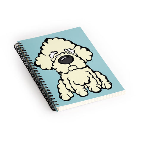 Angry Squirrel Studio Bichon Frise 2 Spiral Notebook