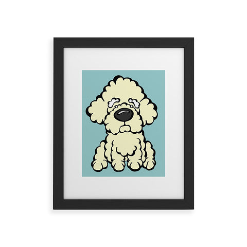 Angry Squirrel Studio Bichon Frise 2 Framed Art Print