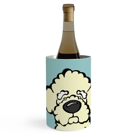 Angry Squirrel Studio Bichon Frise 2 Wine Chiller