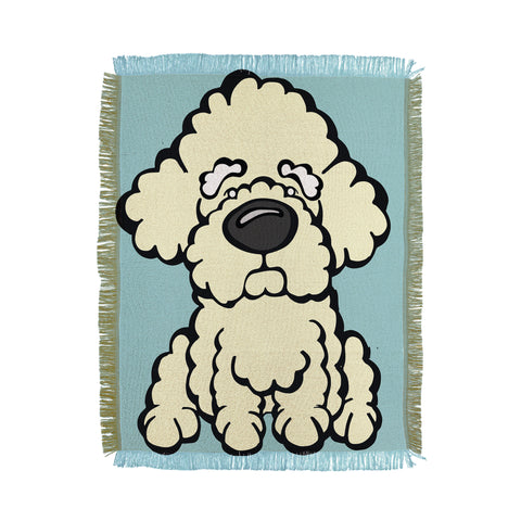 Angry Squirrel Studio Bichon Frise 2 Throw Blanket