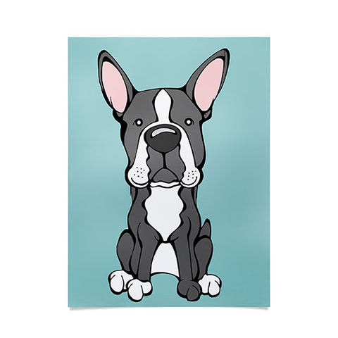 Angry Squirrel Studio Boston Terrier 7 Poster