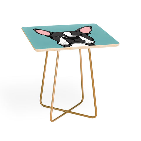 Angry Squirrel Studio Boston Terrier 7 Side Table