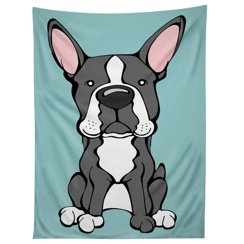 Angry Squirrel Studio Boston Terrier 7 Tapestry