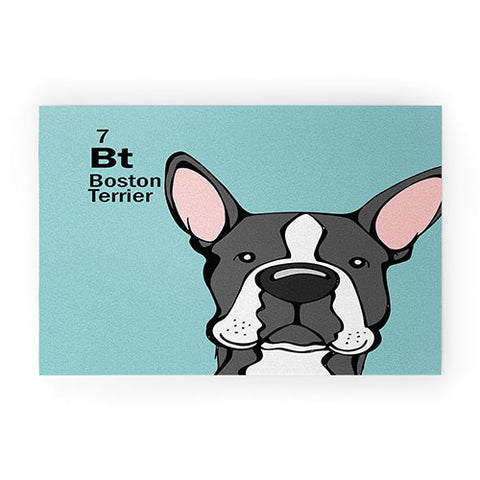 Angry Squirrel Studio Boston Terrier 7 Welcome Mat