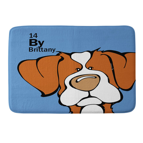 Angry Squirrel Studio Brittany 14 Memory Foam Bath Mat