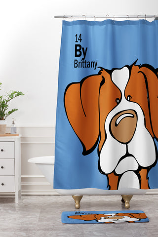Angry Squirrel Studio Brittany 14 Shower Curtain And Mat
