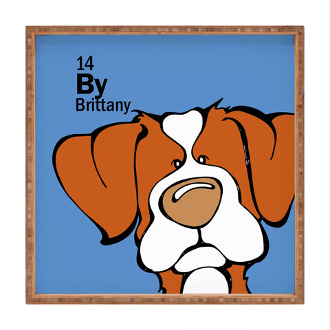 Angry Squirrel Studio Brittany 14 Square Tray