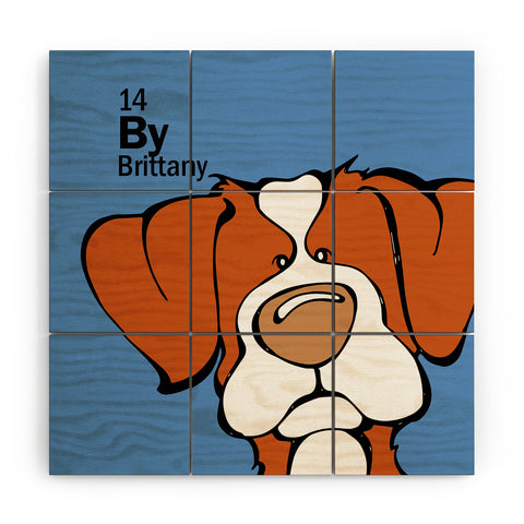 Angry Squirrel Studio Brittany 14 Wood Wall Mural