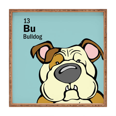Angry Squirrel Studio Bulldog 13 Square Tray