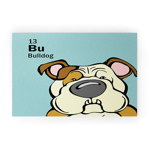 Angry Squirrel Studio Bulldog 13 Welcome Mat