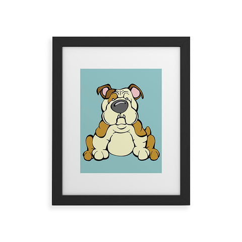 Angry Squirrel Studio Bulldog 13 Framed Art Print