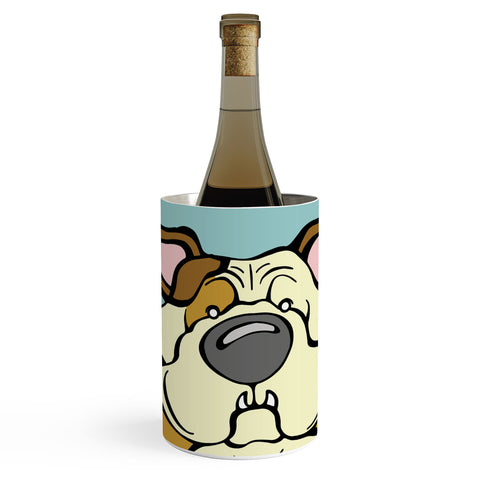 Angry Squirrel Studio Bulldog 13 Wine Chiller