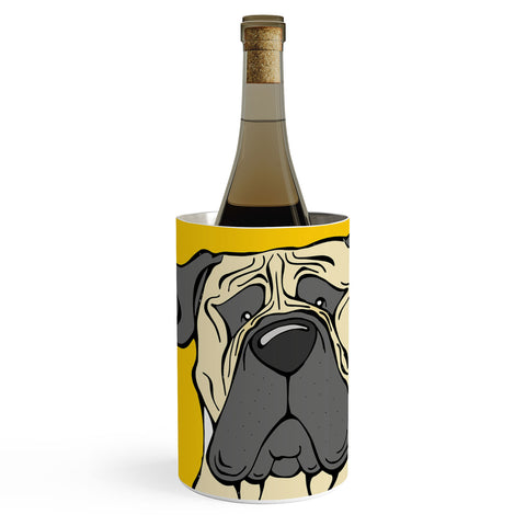 Angry Squirrel Studio Bullmastiff 26 Wine Chiller