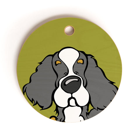 Angry Squirrel Studio Cavalier 5 Cutting Board Round