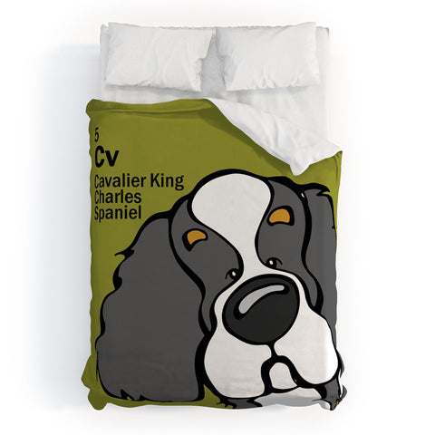Angry Squirrel Studio Cavalier 5 Duvet Cover