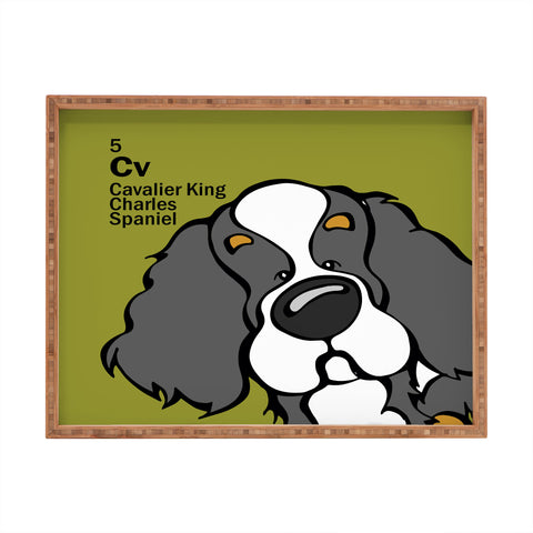 Angry Squirrel Studio Cavalier 5 Rectangular Tray