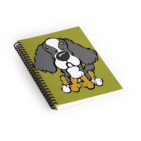 Angry Squirrel Studio Cavalier 5 Spiral Notebook