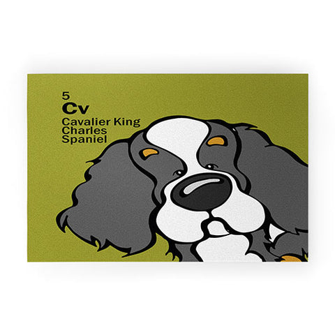 Angry Squirrel Studio Cavalier 5 Welcome Mat