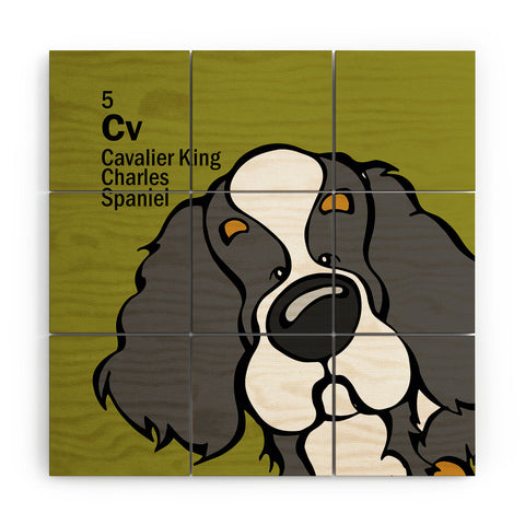 Angry Squirrel Studio Cavalier 5 Wood Wall Mural