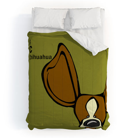 Angry Squirrel Studio Chihuahua 6 Comforter