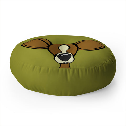 Angry Squirrel Studio Chihuahua 6 Floor Pillow Round