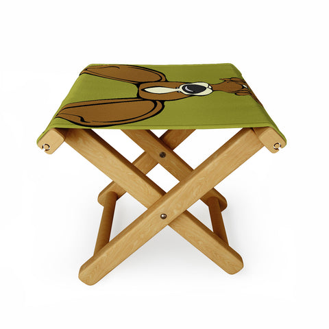 Angry Squirrel Studio Chihuahua 6 Folding Stool