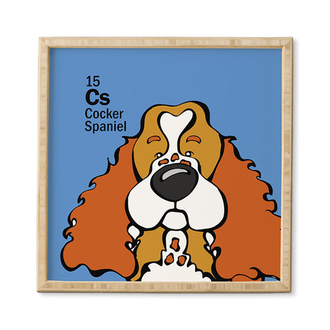 Angry Squirrel Studio Cocker Spaniel 15 Framed Wall Art
