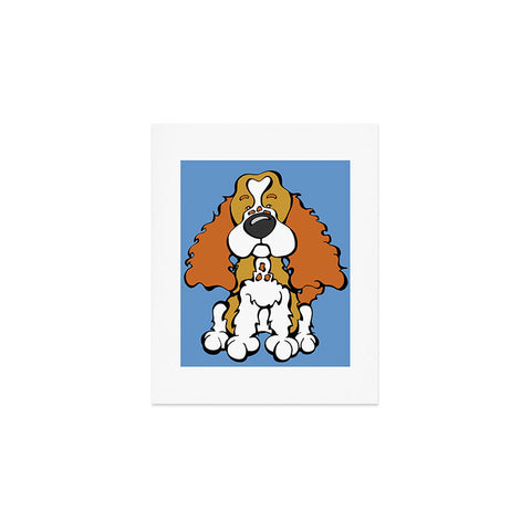 Angry Squirrel Studio Cocker Spaniel 15 Art Print
