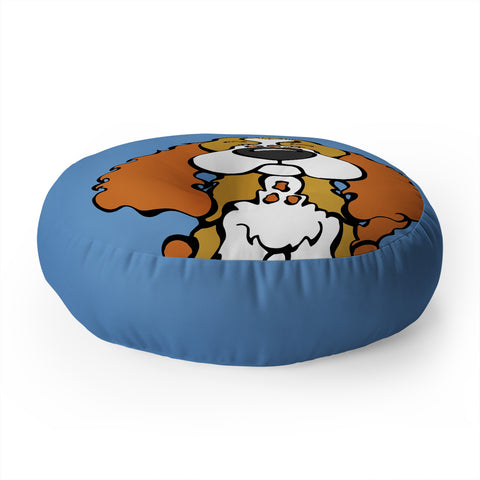 Angry Squirrel Studio Cocker Spaniel 15 Floor Pillow Round