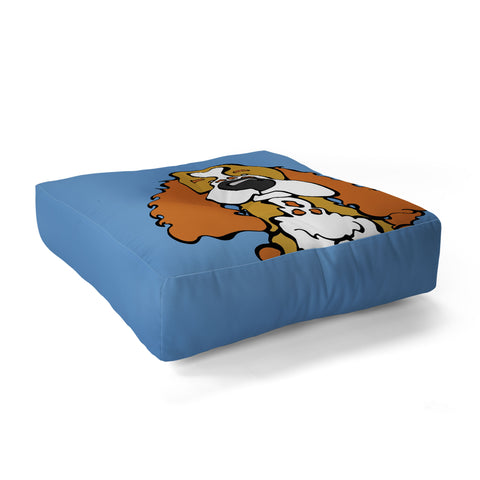 Angry Squirrel Studio Cocker Spaniel 15 Floor Pillow Square