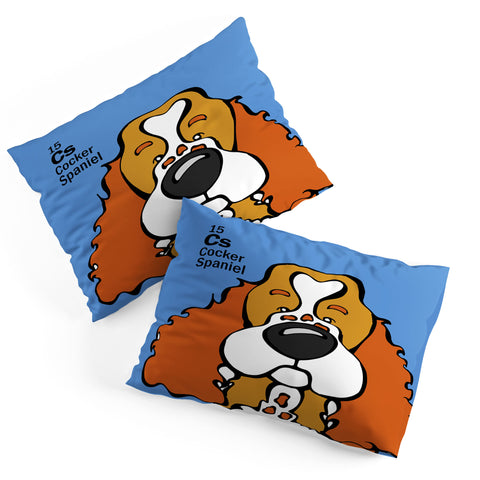 Angry Squirrel Studio Cocker Spaniel 15 Pillow Shams