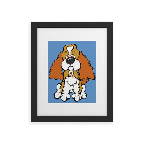 Angry Squirrel Studio Cocker Spaniel 15 Framed Art Print
