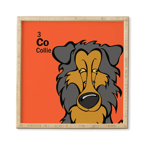 Angry Squirrel Studio Collie 3 Framed Wall Art