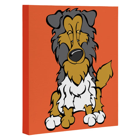 Angry Squirrel Studio Collie 3 Art Canvas