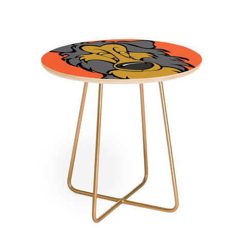 Angry Squirrel Studio Collie 3 Round Side Table