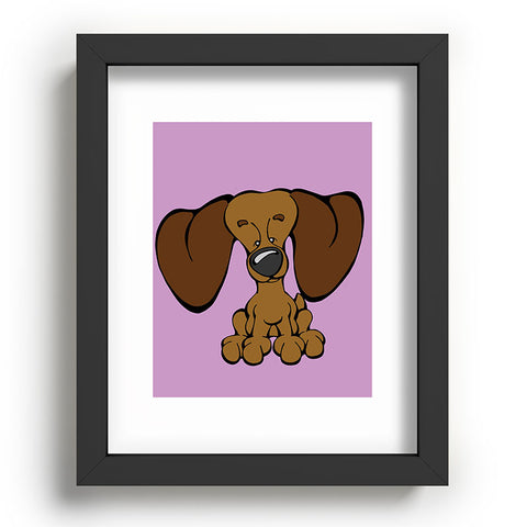 Angry Squirrel Studio Dachshund 19 Recessed Framing Rectangle