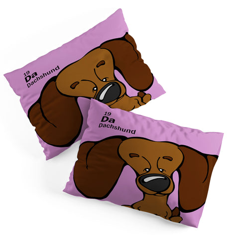 Angry Squirrel Studio Dachshund 19 Pillow Shams