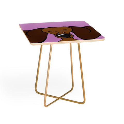 Angry Squirrel Studio Dachshund 19 Side Table