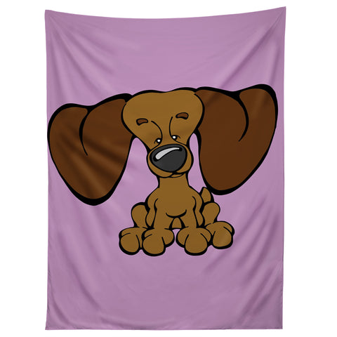 Angry Squirrel Studio Dachshund 19 Tapestry