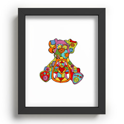 Angry Squirrel Studio DOG Buttonnose Buddies Recessed Framing Rectangle