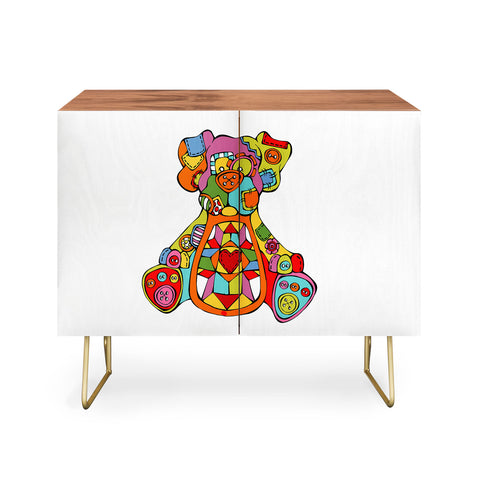 Angry Squirrel Studio DOG Buttonnose Buddies Credenza