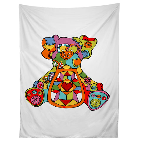 Angry Squirrel Studio DOG Buttonnose Buddies Tapestry