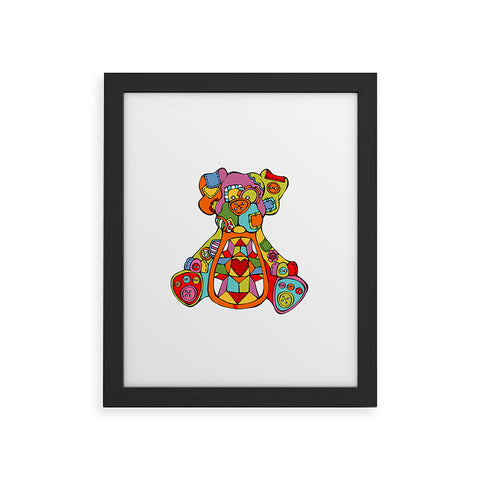 Angry Squirrel Studio DOG Buttonnose Buddies Framed Art Print