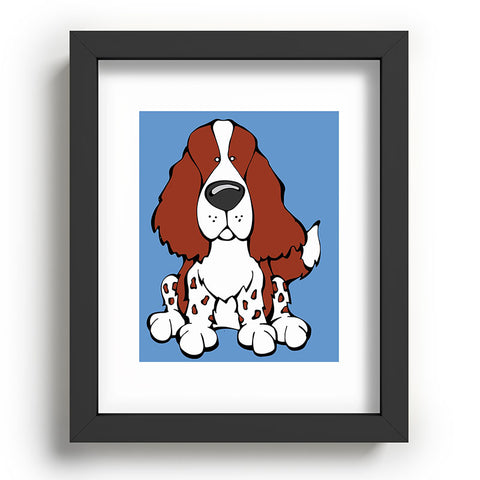 Angry Squirrel Studio English Springer Spaniel 23 Recessed Framing Rectangle