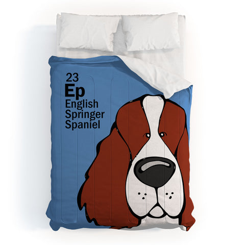Angry Squirrel Studio English Springer Spaniel 23 Comforter